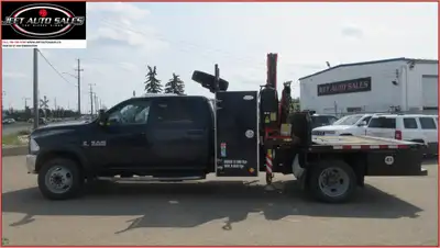 2013 RAM 4500HD CREW CAB WITH FASSI F65A BOOM PICKER CRANE TRUCK AMVIC Licensed Dealership Financing...