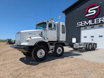 LOW KMS CAT 2007 Western Star 4900SA Tandem Steer Cab and Chassis KMS: 191,156 HRS: 15,445 Engine: C...