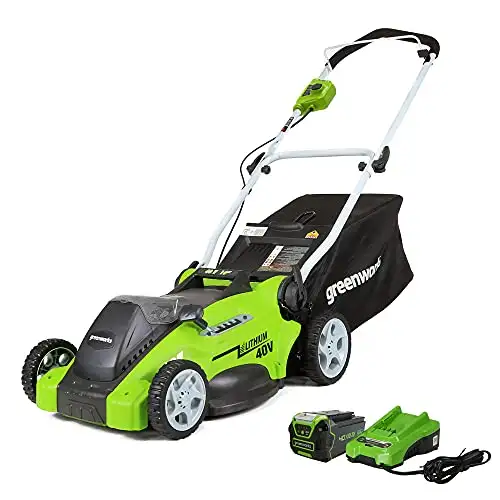 Greenworks Cordless Push Lawn Mower 40-Volt 2524002CA in Lawnmowers & Leaf Blowers in Regina - Image 2