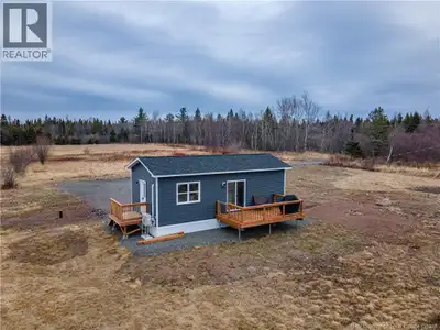 This one year old tiny home features 1 bedroom, 1 bathroom and is set on a private 5-acre piece of l...