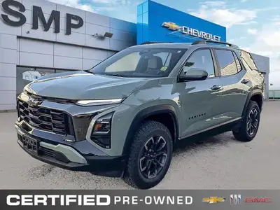 Saskatoon Motor Products - Recent Arrival! 2025 Chevrolet Equinox ACTIV Certified. GM Certified Deta...