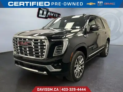 The 2025 GMC Yukon Denali 4WD elevates full-size SUV luxury with commanding V8 power, precision engi...