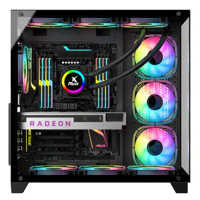 Sea View Promax Black ATX RGB Gaming PC Case – SV-PMX-BLK, View more