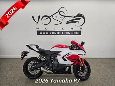 Vos Motors -No Payments for 1 Year Experience the thrill of the open road with the 2026 Yamaha YZF-R...