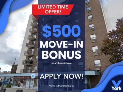 1 BD Suite with Balcony - Heat and Water Included