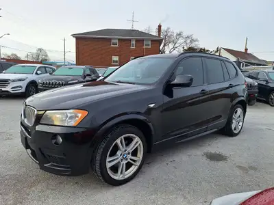 2014 BMW X3, 3.0L 6 Cyl, AWD, Power windows, Power locks, Cruise control, Navigation, AM, FM, CD, Bl...