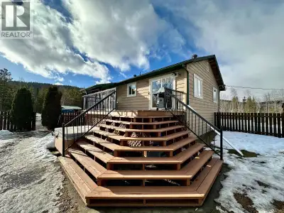 Private 5.41-acre property with beautiful views of Seaton Mountain and a short walk to the Bulkley R...