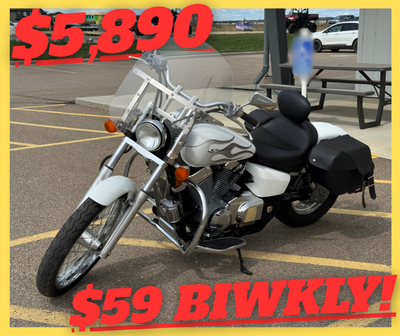 MAJOR PRICE REDUCTION! PAYMENTS AS LOW AS $59 BY-WEEKLY. 2009 HONDA SHADOW 750 TOURING IN LIKE NEW C...