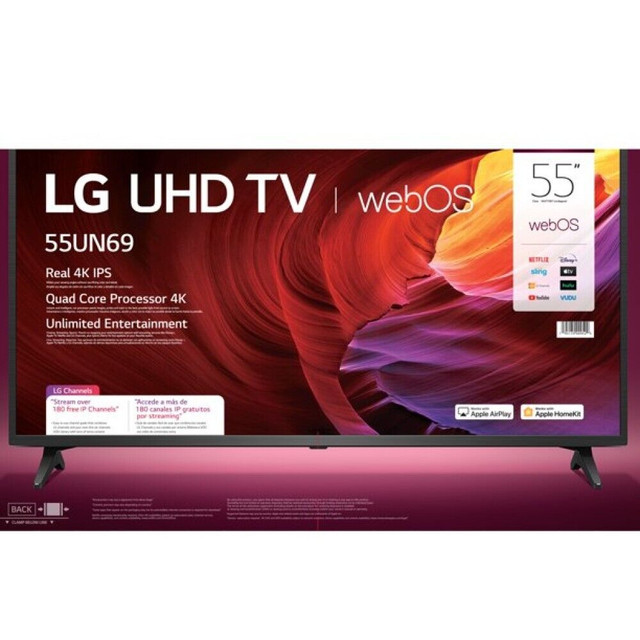 Télé LG 55" 4K Smart UHD TV dans Téléviseurs  à Laval/Rive Nord - Image 4