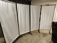 Room Divider, 6.1 ft Room Dividers and Folding Privacy Screens