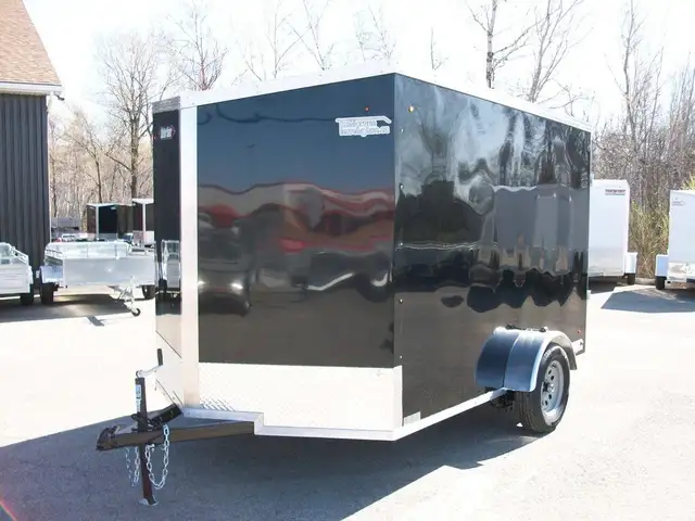 2025 Weberlane VTT 7' X 10' V-NOSE 1 ESSIEUX 78in.HT. RAMPE VTT  in Cargo & Utility Trailers in Laval / North Shore - Image 9