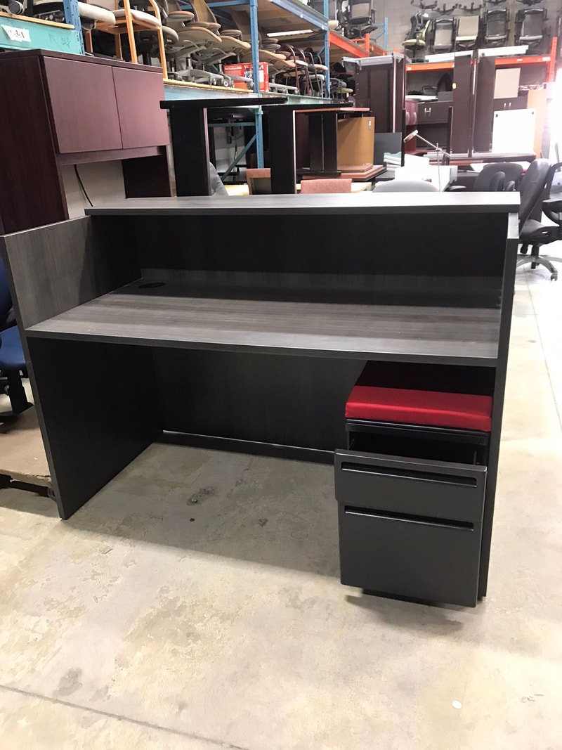 Tuxedo Color Reception Desk with BoxFile & PedestalCall us! Desks