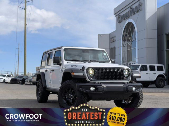 2025 Jeep Wrangler Willys - E-Locker Rear Axle - LED Headlamps in Cars & Trucks in Calgary