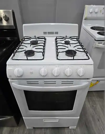 Apartment Size GE 24" White Gas Stove Oven Range CAN DELIVER, View more