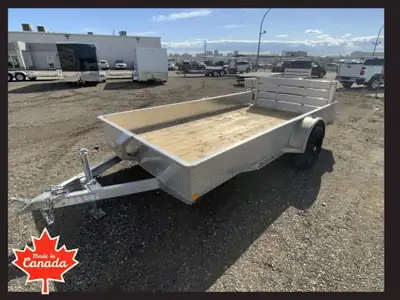 1 In stock! 2025 Stronghaul 6.3 x 12 Solid Side Utility Trailer Canadian Made Aluminum trailer GVWR:...