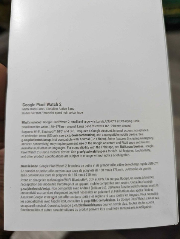Google Pixel Watch 2 (Sealed) in General Electronics in Cambridge - Image 3