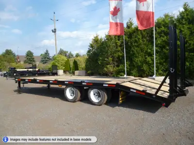 Miska Tandem Dually Equipment Floats 102in.x20'+5' Beavertail Deckover Models - In Stock Now Call or...
