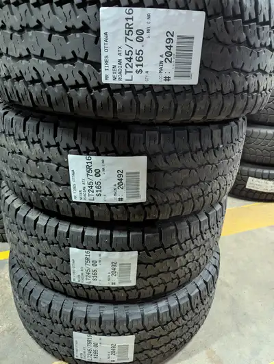 SET OF 4X LT245/75R16 245/75/16 NEXEN RAODIAN ATX TAG # 20492 ** Please read details below ** MR. TI...