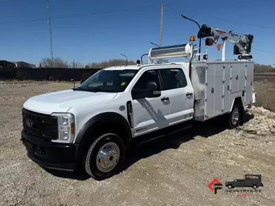 Countryside Fleet UNUSED - 2024 Ford F550 CrewCab 4x4 Service Truck + 6.7L PowerStroke Diesel + 4x4...