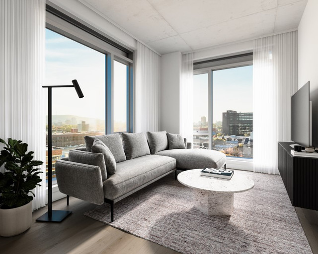 3cc condo appartement à louer Ville-Marie pont Jacques Cartier dans Locations longue durée  à Ville de Montréal - Image 3