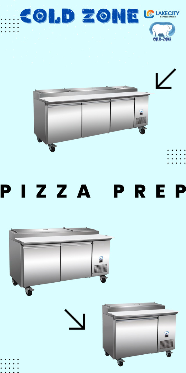 Brand New Pizza prep Refrigerated 71" COLD ZONE$2695 all Alberta in Other Business & Industrial in Calgary - Image 4
