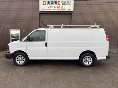 2012 Chevrolet Express 1500 Cargo Van 4.3L V6 189,285 KM Rear Shelving & Ladder Rack Power Locks, Fa...