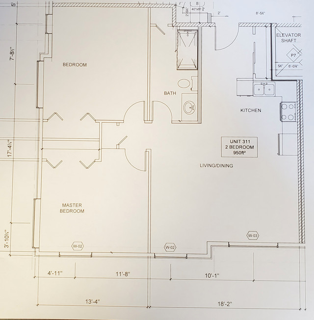 AVAILABLE MAY 1 - TWO BEDROOM - ALFRED in Long Term Rentals in Ottawa - Image 2