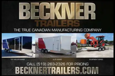 Beckner Trailers 2025 IN-STOCK INVENTORY ONLY Enclosed / Equipment Elite 7x14 with 6'6" interior hei...