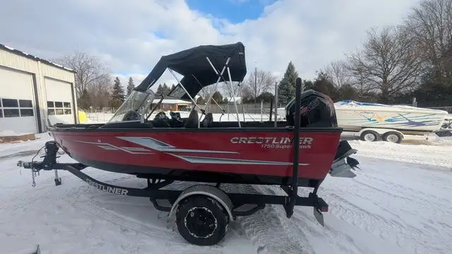 2021 Crestliner 1750 Super Hawk in Powerboats & Motorboats in London - Image 4