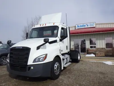 Welcome to Andy's Truck Sales. 2022 FREIGHTLINER T12642ST EVOLUTION SINGLE AXLE DAY CAB TRACTOR #012...