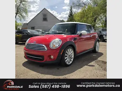 2013 Mini Cooper S Sporty Hatch with Everyday Practicality! Parkdale Motors 8625 118 Avenue NW, Edmo...