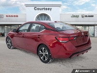 Recognized as an IIHS Top Safety Pick, this stunning red 2021 Nissan Sentra SV delivers safety and s... (image 3)