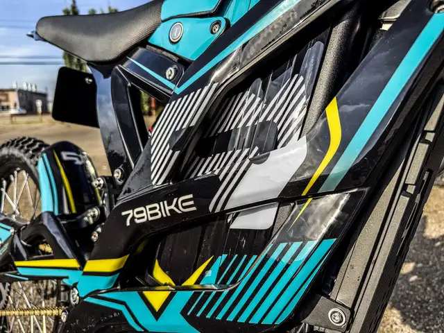 2025 79Bike Falcon Pro Electric Dirt Bike Kenshi Black in Street, Cruisers & Choppers in Strathcona County - Image 6