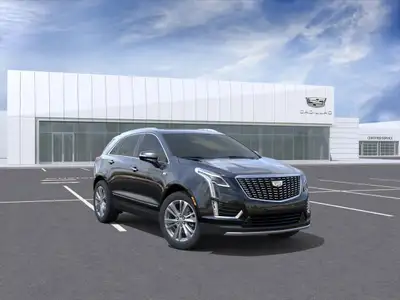 Experience the sophisticated allure of the 2025 Cadillac XT5 AWD Premium Luxury in a stunning black...