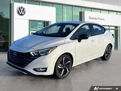 Embrace effortless city driving with this 2023 Nissan Versa SR, boasting a sleek Aspen White TriCoat...