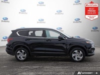 New Price! Odometer is 30316 kilometers below market average! Twilight Black 2021 Hyundai Santa Fe E... (image 5)