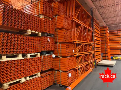 1000's of Bolted and Welded RediRack Pallet Rack Frames In Stock, View more