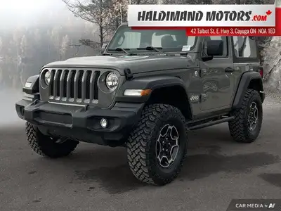 Check out this certified 2019 Jeep Wrangler Sport 4X4 . Its Manual transmission and Gas V-6 3.6L eng...