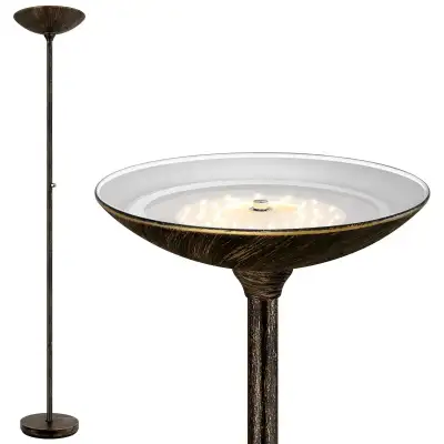 BRAND NEW - BoostArea Torchiere Floor Lamp Antique Bronze... LOT, View more