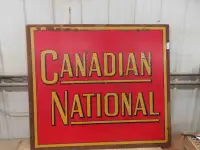 Canadian National Sign ( Masonite) 42" x 48"