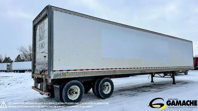 2008 MANAC 48' DRY VAN REMORQUE FERME in Heavy Equipment in Longueuil / South Shore - Image 2