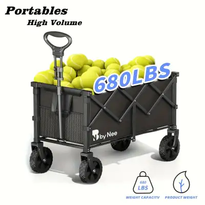 *BNIB!* Heavy Duty Collapsible Cart with All-Terrain Tires... LO, View more