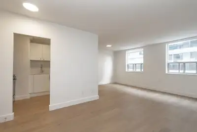 Renovated Akelius one bedroom apartment for rent. Located near Jameson and King St in the Parkdale n...