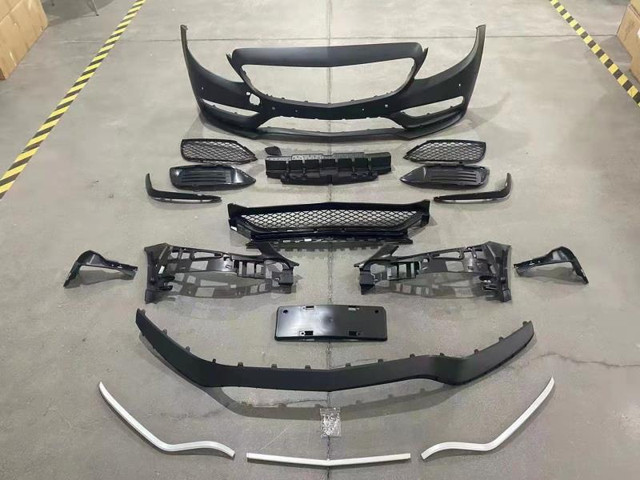 MERCEDES W205 C63 AMG  FRONT BUMPER KIT FOR C300 C400 2015-2019 in Auto Body Parts in Markham / York Region - Image 3