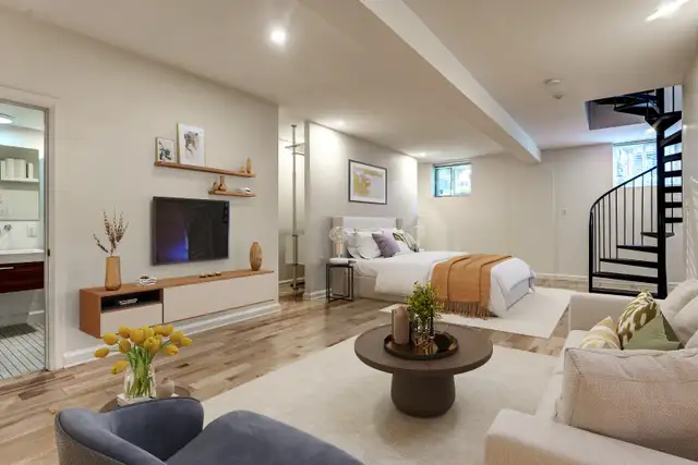 Condo, 1254 sq ft, 1 bathroom + dressing room. Parking included. Papineau Metro Station