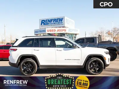 Discover this 2025 Jeep Grand Cherokee Altitude with leather/suede interior, power sunroof, towing p...
