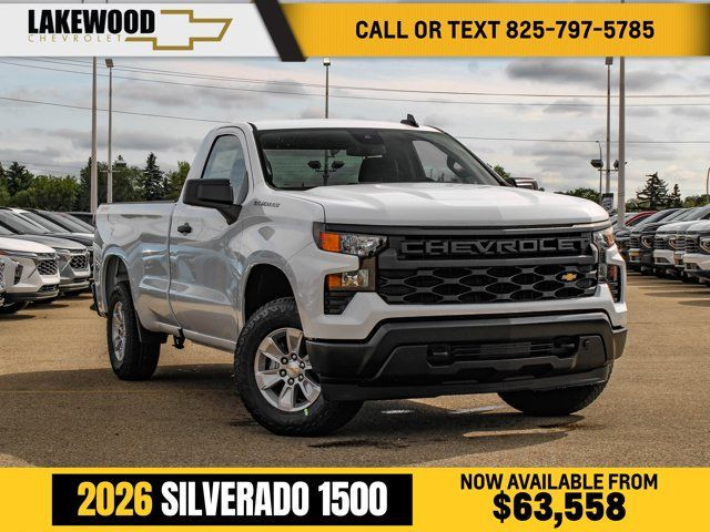 2026 Chevrolet Silverado 1500 Work Truck in Cars & Trucks in Edmonton