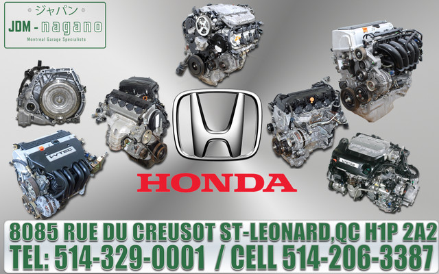 Moteur Honda CRV Civic Accord Element Pilot Odessey Ridgeline dans Transmission et train roulant  à Trois-Rivières - Image 3