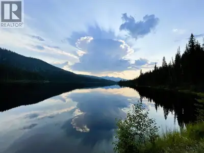 Amazing recreational property on beautiful Chisel Lake in the North Cariboo region near Bowron Lakes...