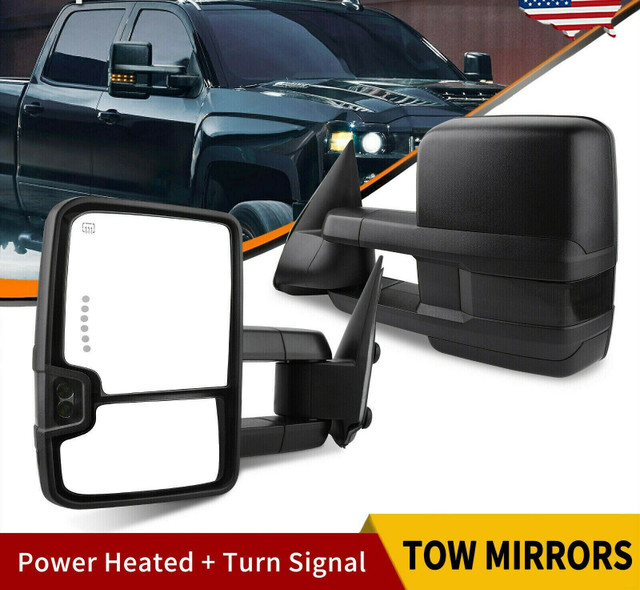03-07 Chevy Silverado Tow Mirrors Power Heated Smoke Signal in Auto Body Parts in City of Toronto